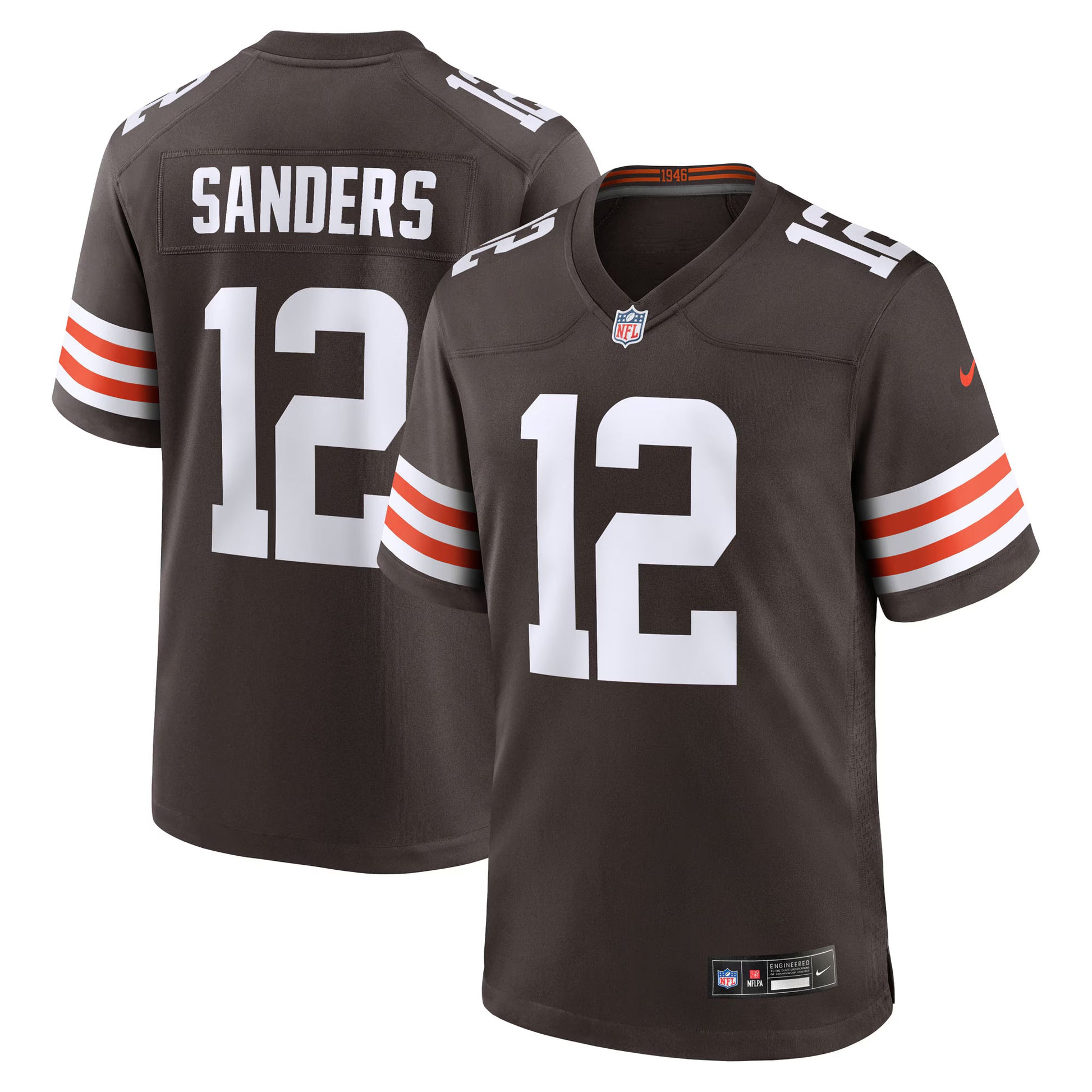 Shedeur Sanders Cleveland Browns Nike 2025 NFL Draft Game Jersey - Brown