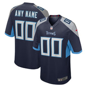 Tennessee Titans Nike Custom Jersey - Navy