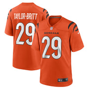 Cam Taylor-Britt Cincinnati Bengals Nike Alternate Game Jersey - Orange