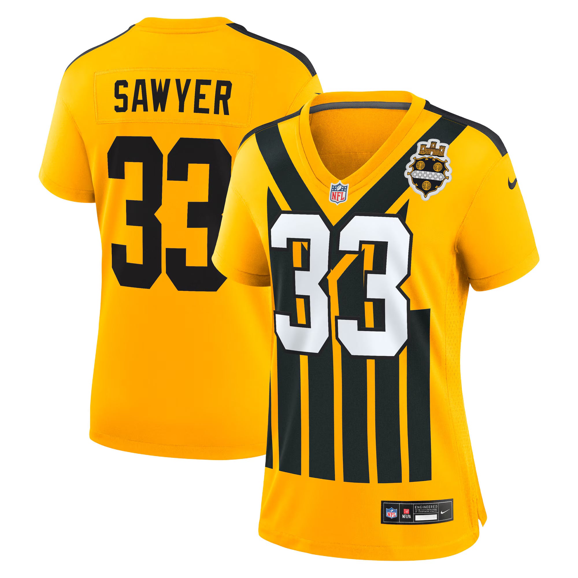 Jack Sawyer Pittsburgh Steelers Nike Women's Alternate Game Jersey -  Gold