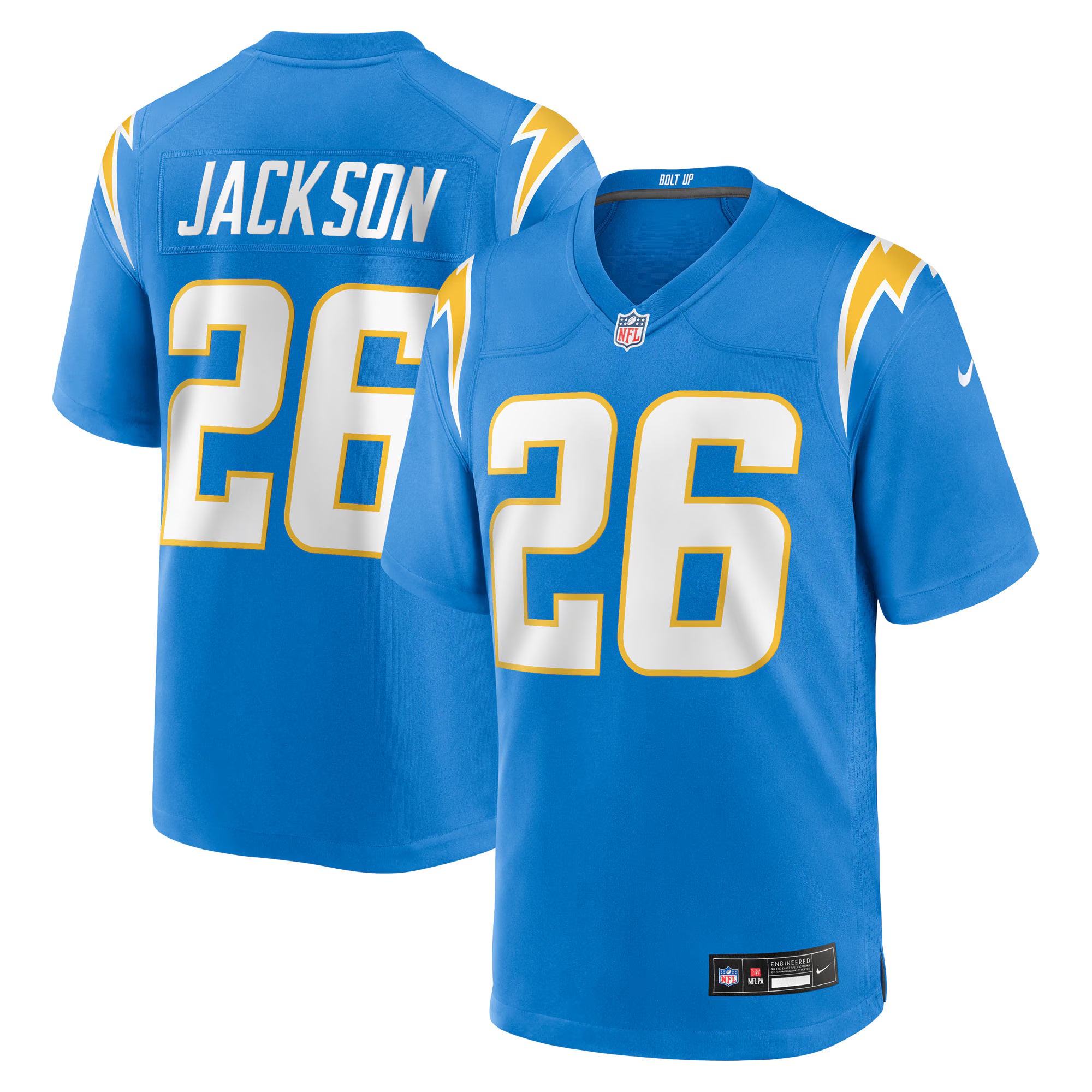 Donte Jackson Los Angeles Chargers Nike Team Game Jersey -  Powder Blue