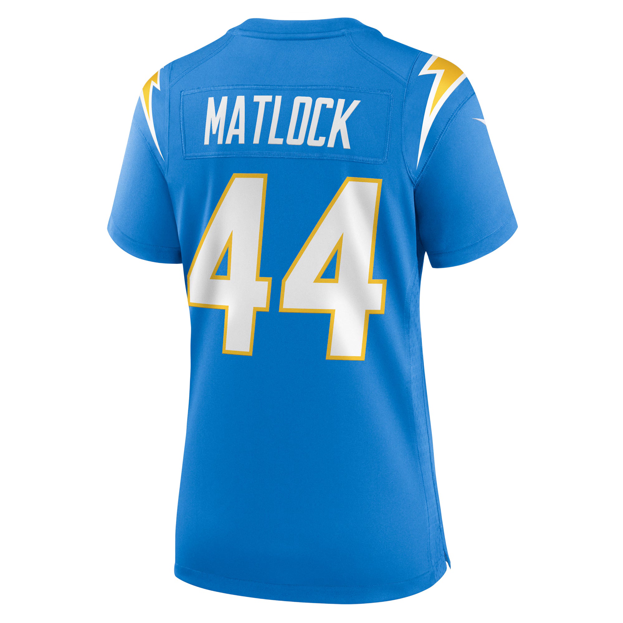 Scott Matlock Los Angeles Chargers Nike Women's  Game Jersey -  Powder Blue