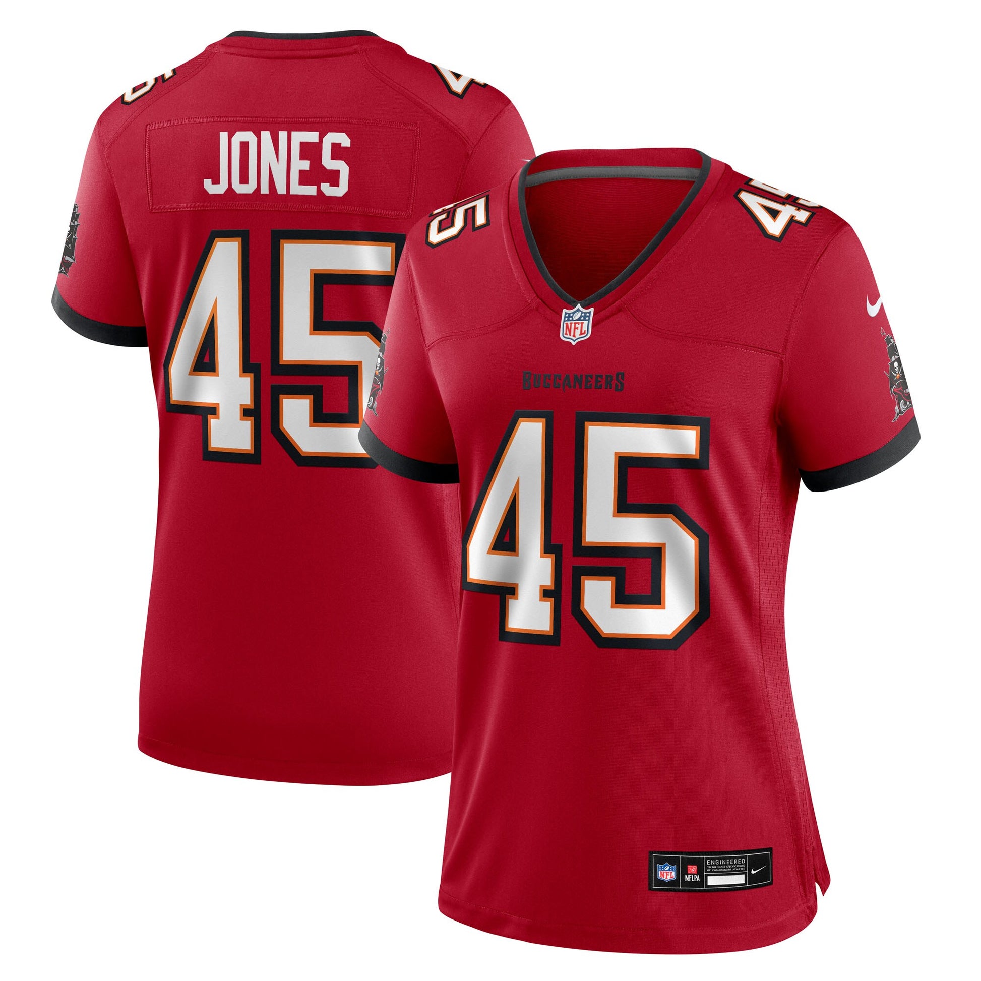Deion Jones Tampa Bay Buccaneers Nike Women's Team Game Jersey -  Red