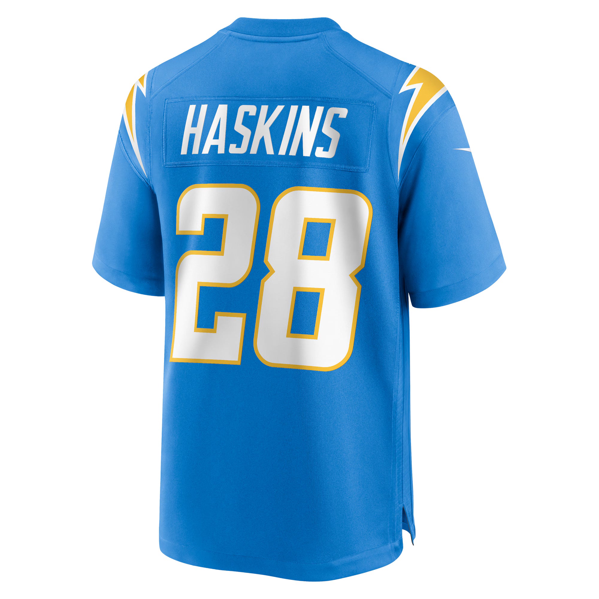 Hassan Haskins Los Angeles Chargers Nike Team Game Jersey -  Powder Blue