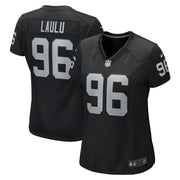 Jonah Laulu Las Vegas Raiders Nike Women's  Game Jersey -  Black