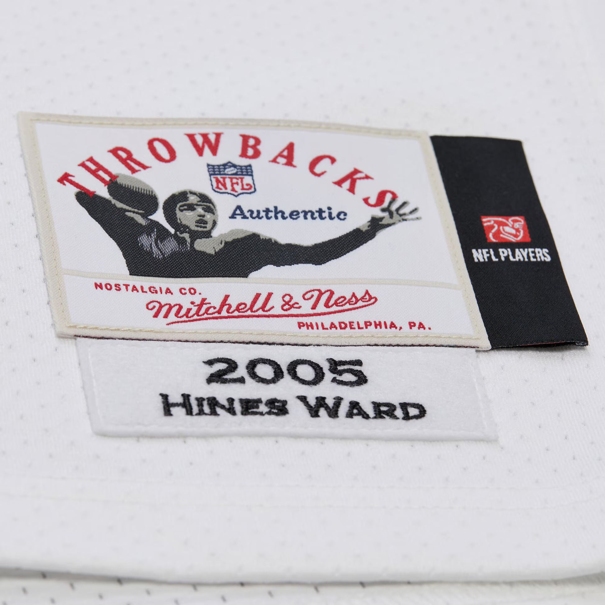 Hines Ward Pittsburgh Steelers Mitchell &amp; Ness 2005 Authentic Throwback Retired Player Jersey - White