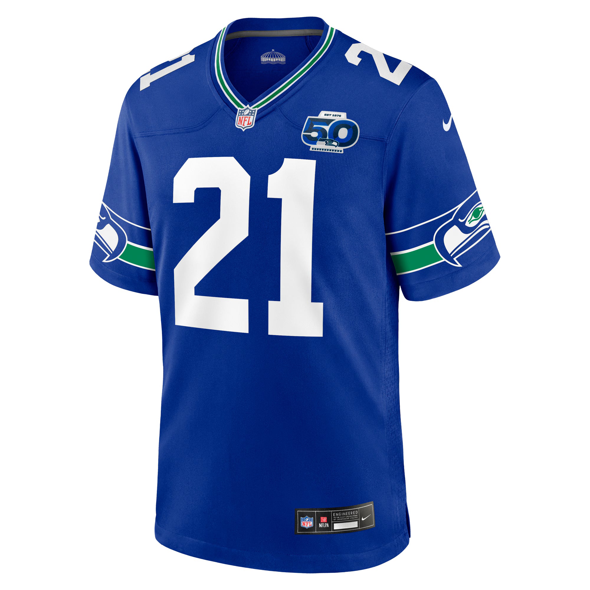 Devon Witherspoon Seattle Seahawks Nike Alternate 50th Season Game Jersey - Royal