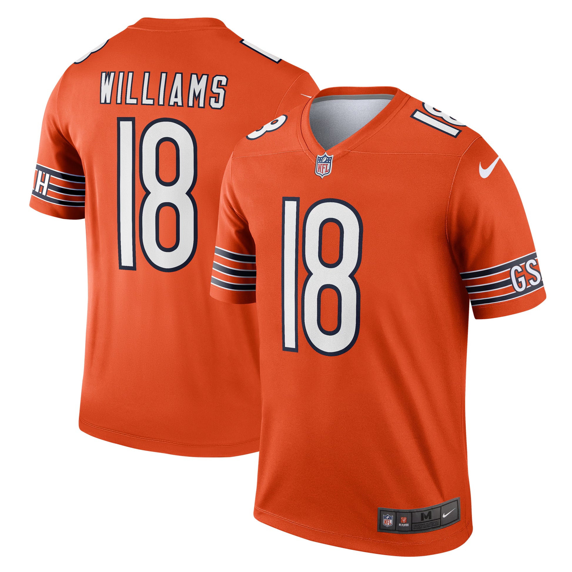 Caleb Williams Chicago Bears Nike Legend Player Performance Top - Orange