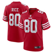 Jerry Rice San Francisco 49ers Nike Retired Game Player Jersey - Scarlet