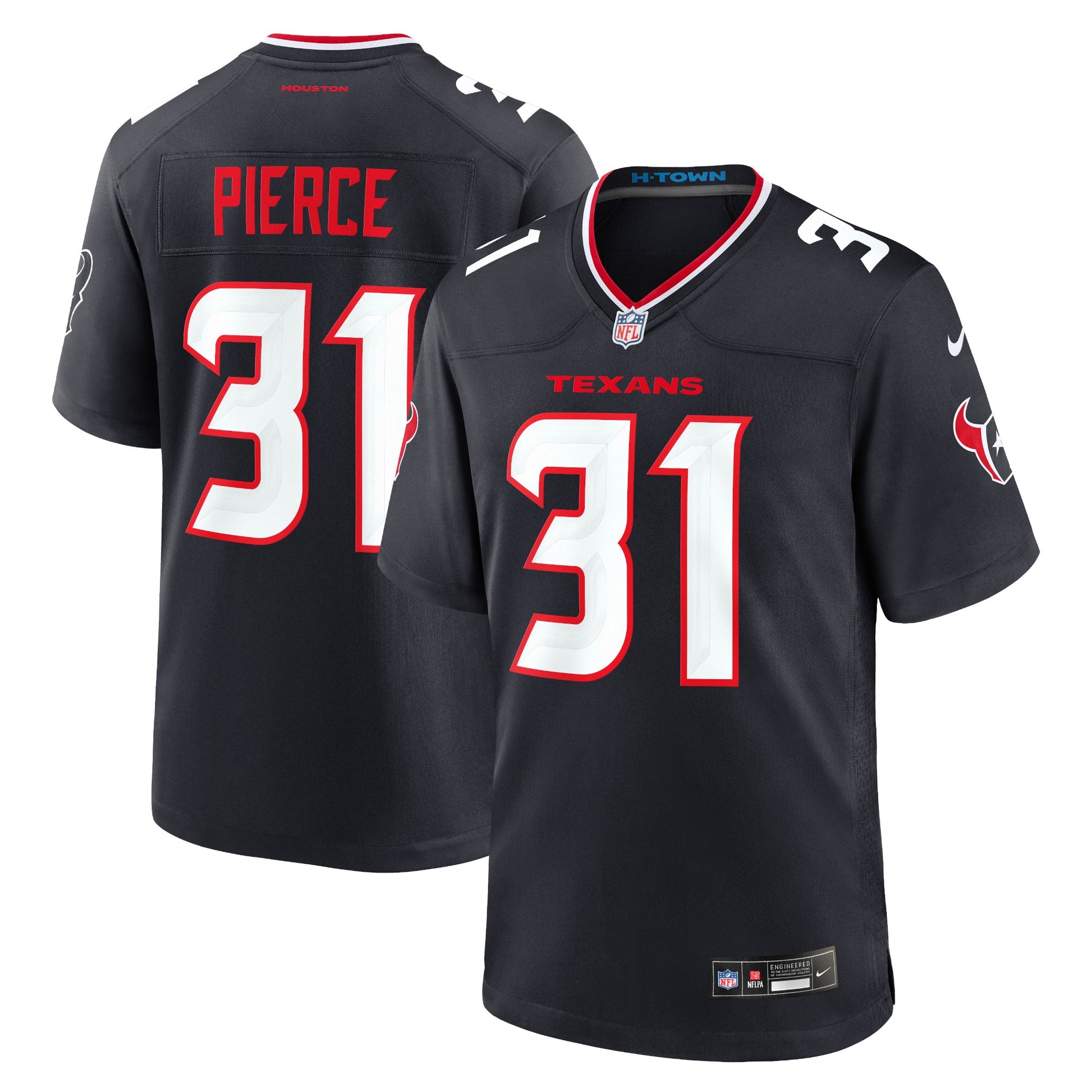 Dameon Pierce Houston Texans Nike Game Jersey - Navy