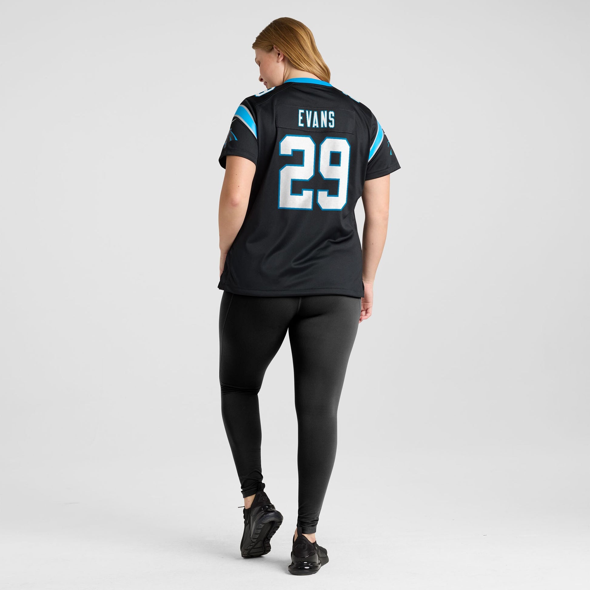 Akayleb Evans Carolina Panthers Nike Women's Team Game Jersey -  Black
