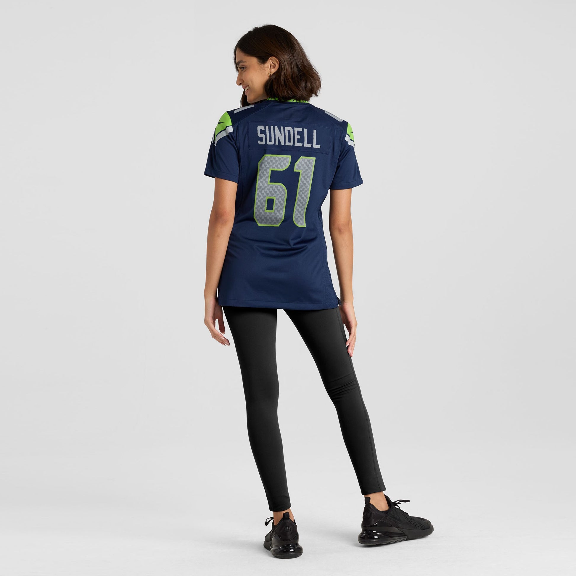 Jalen Sundell Seattle Seahawks Nike Women's Team Game Jersey -  College Navy