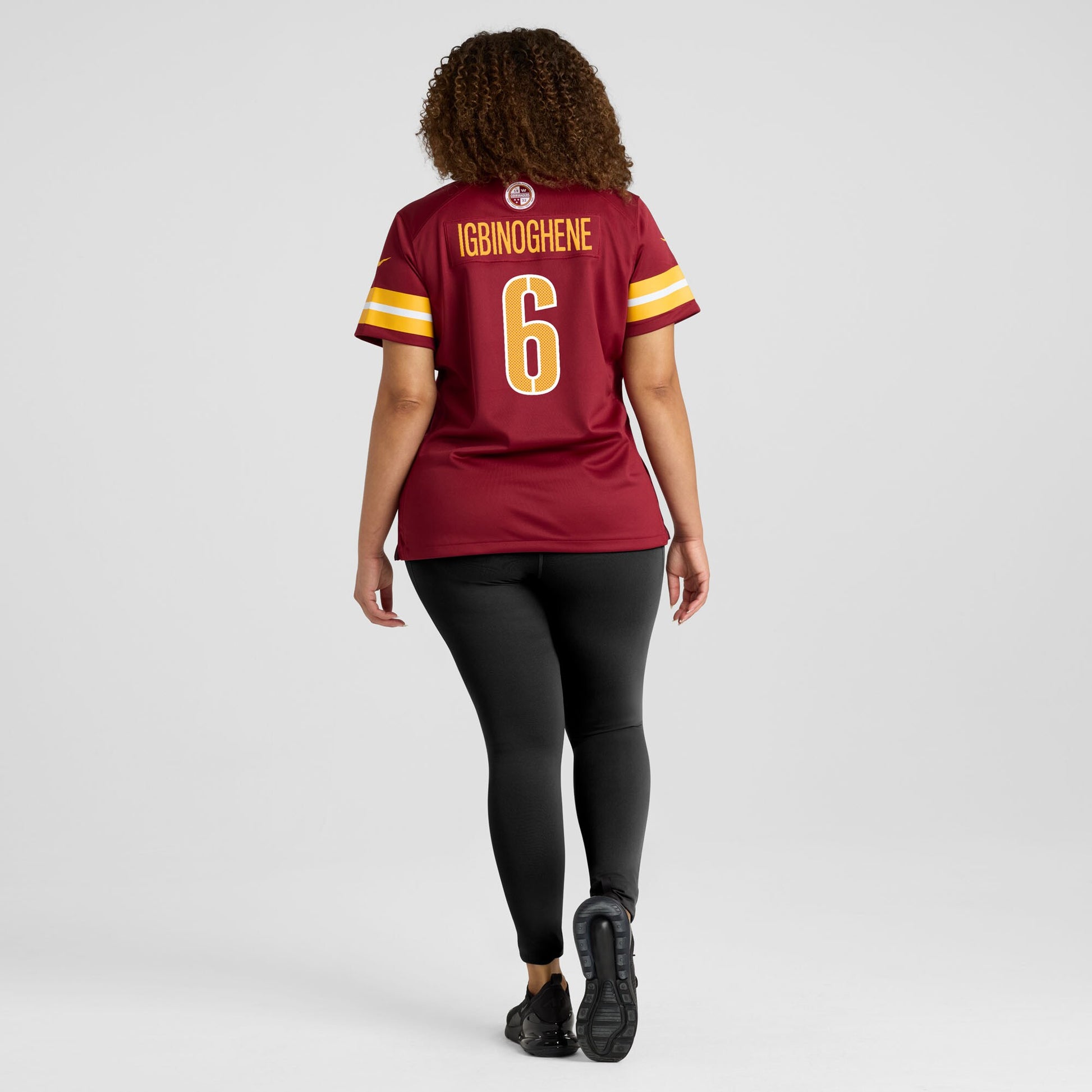 Noah Igbinoghene Washington Commanders Nike Women's Team Game Jersey -  Burgundy