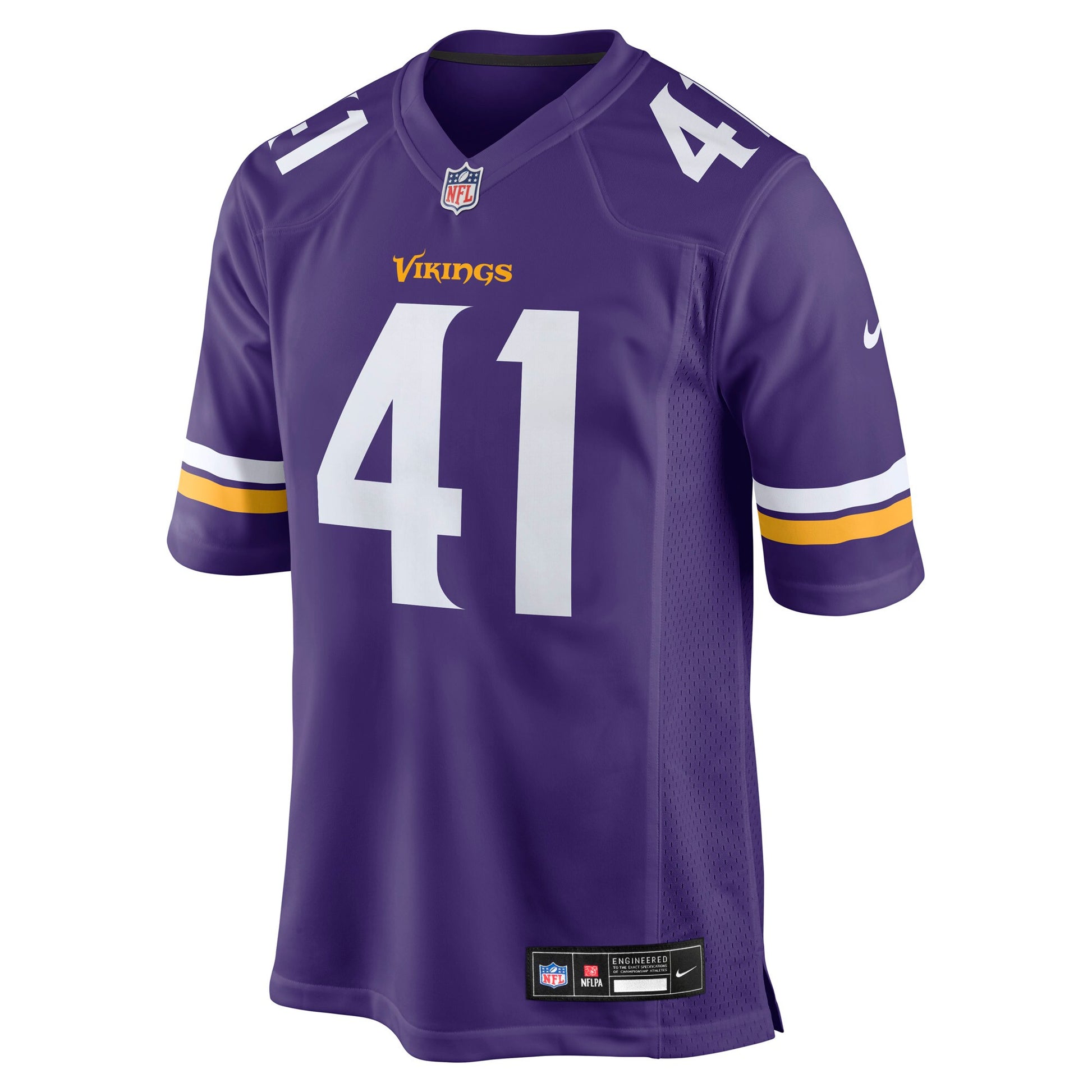 Kobe King Minnesota Vikings Nike Team Game Jersey -  Purple