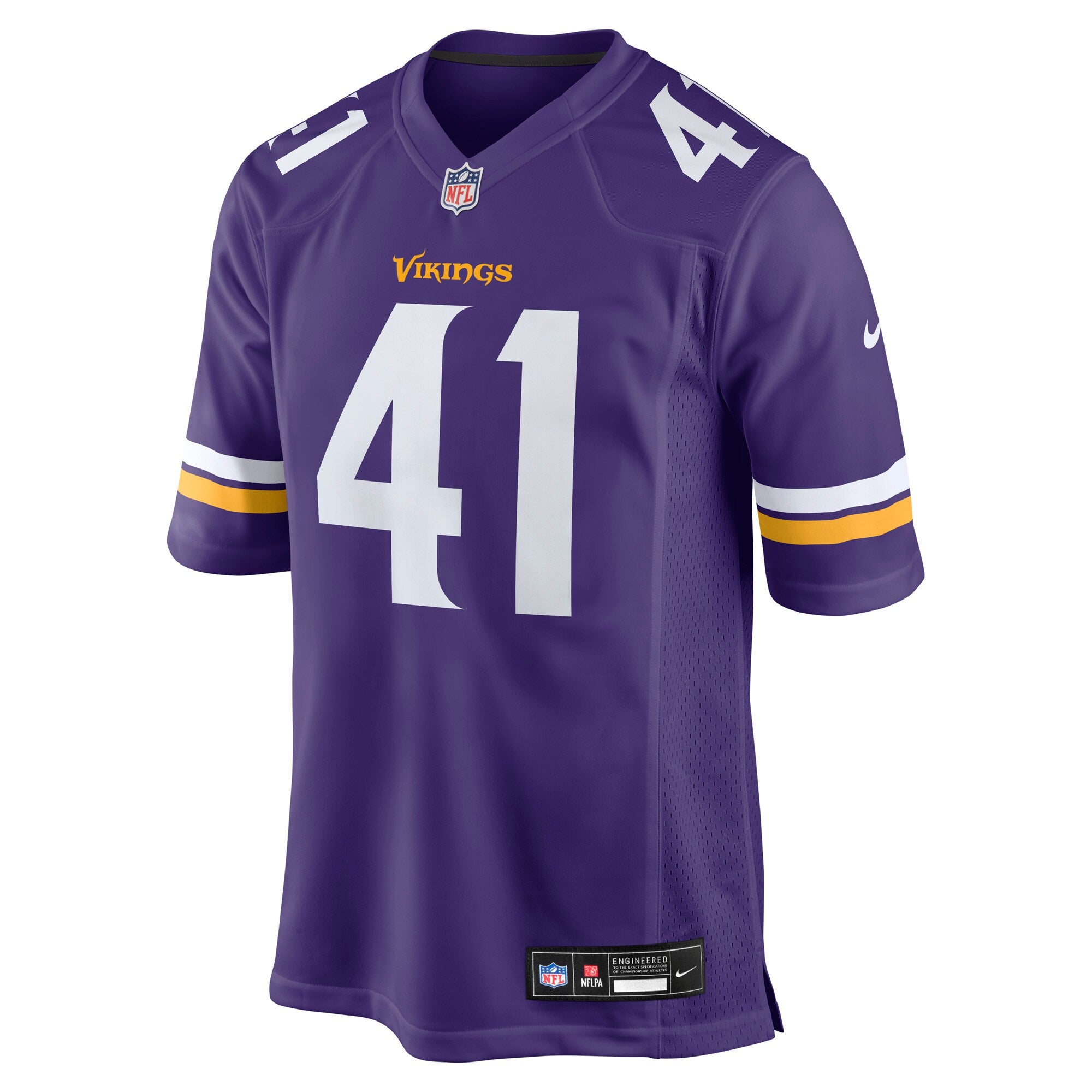 Kobe King Minnesota Vikings Nike Team Game Jersey -  Purple
