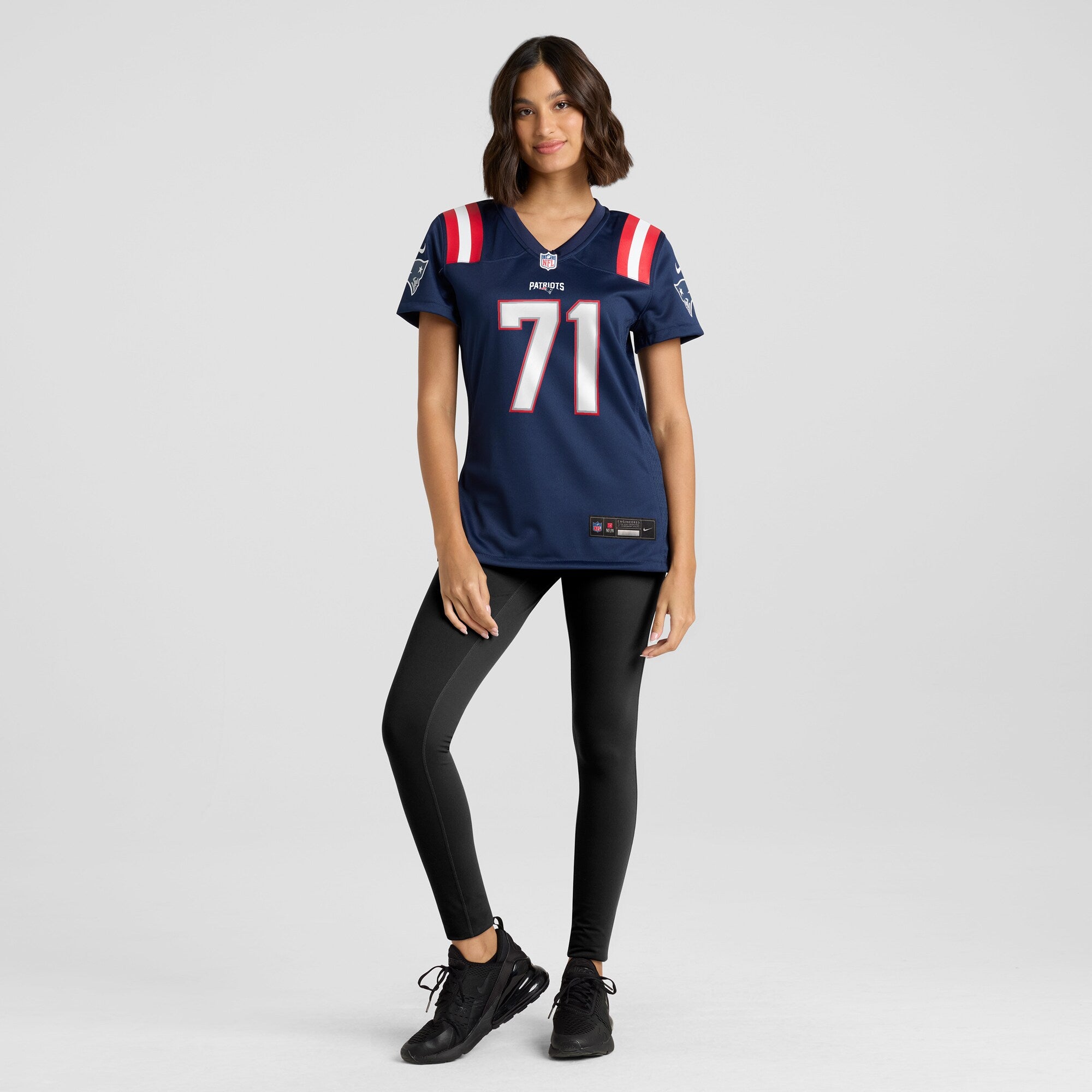 Mike Onwenu New England Patriots Nike Women's Game Jersey - Navy