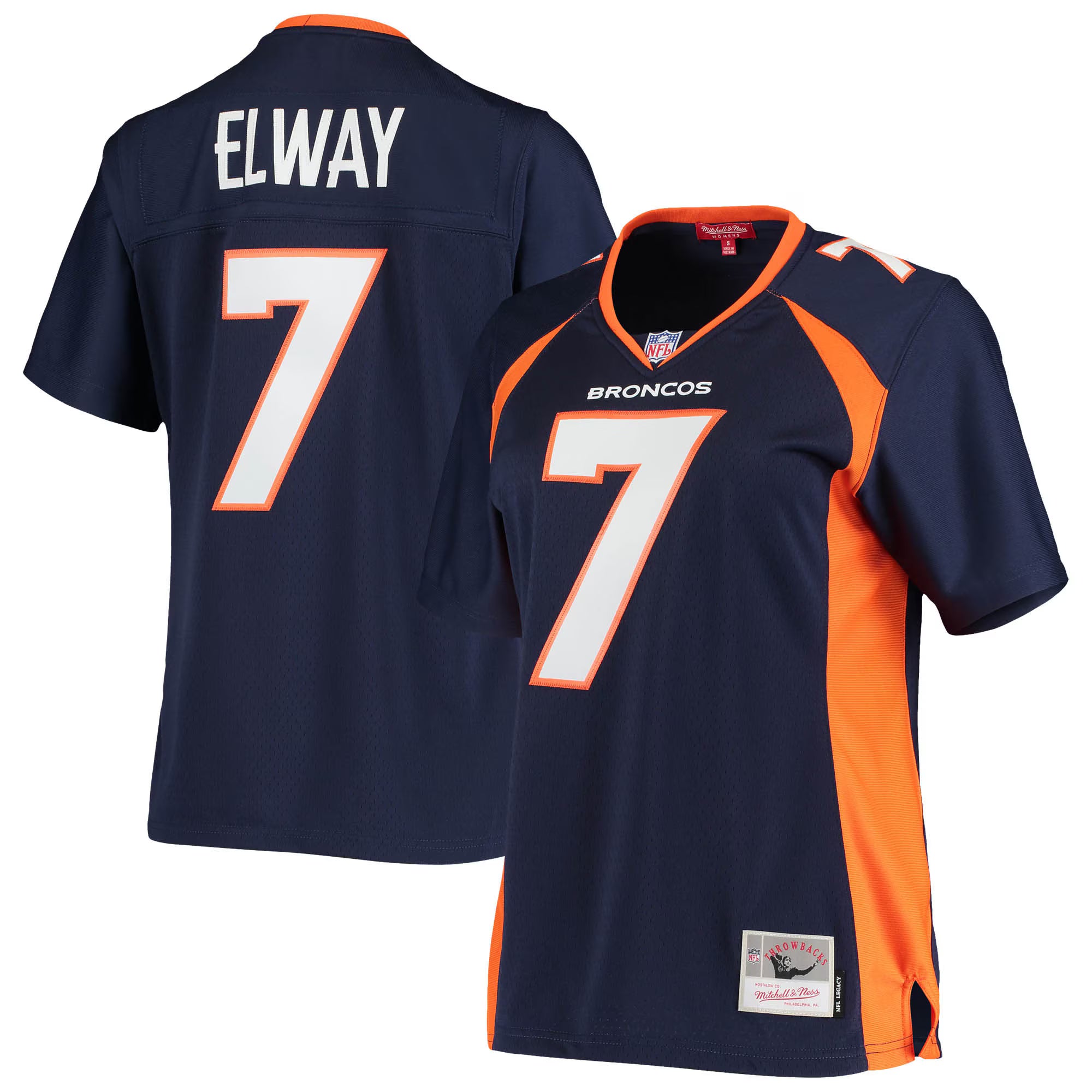 John Elway Denver Broncos Mitchell &amp; Ness Women's Legacy Replica Team Jersey - Navy
