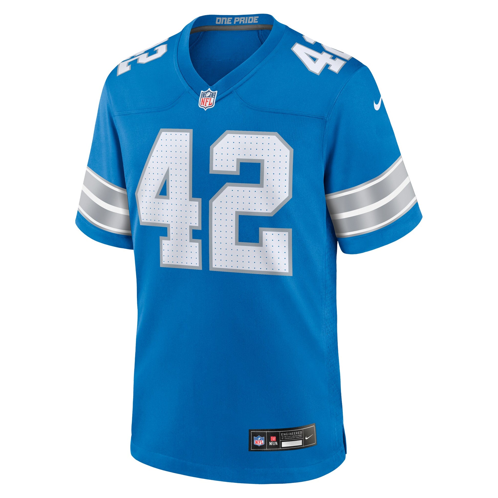 Ty Summers Detroit Lions Nike Team Game Jersey -  Blue
