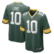 Jordan Love Green Bay Packers Nike Player Game Jersey - Green