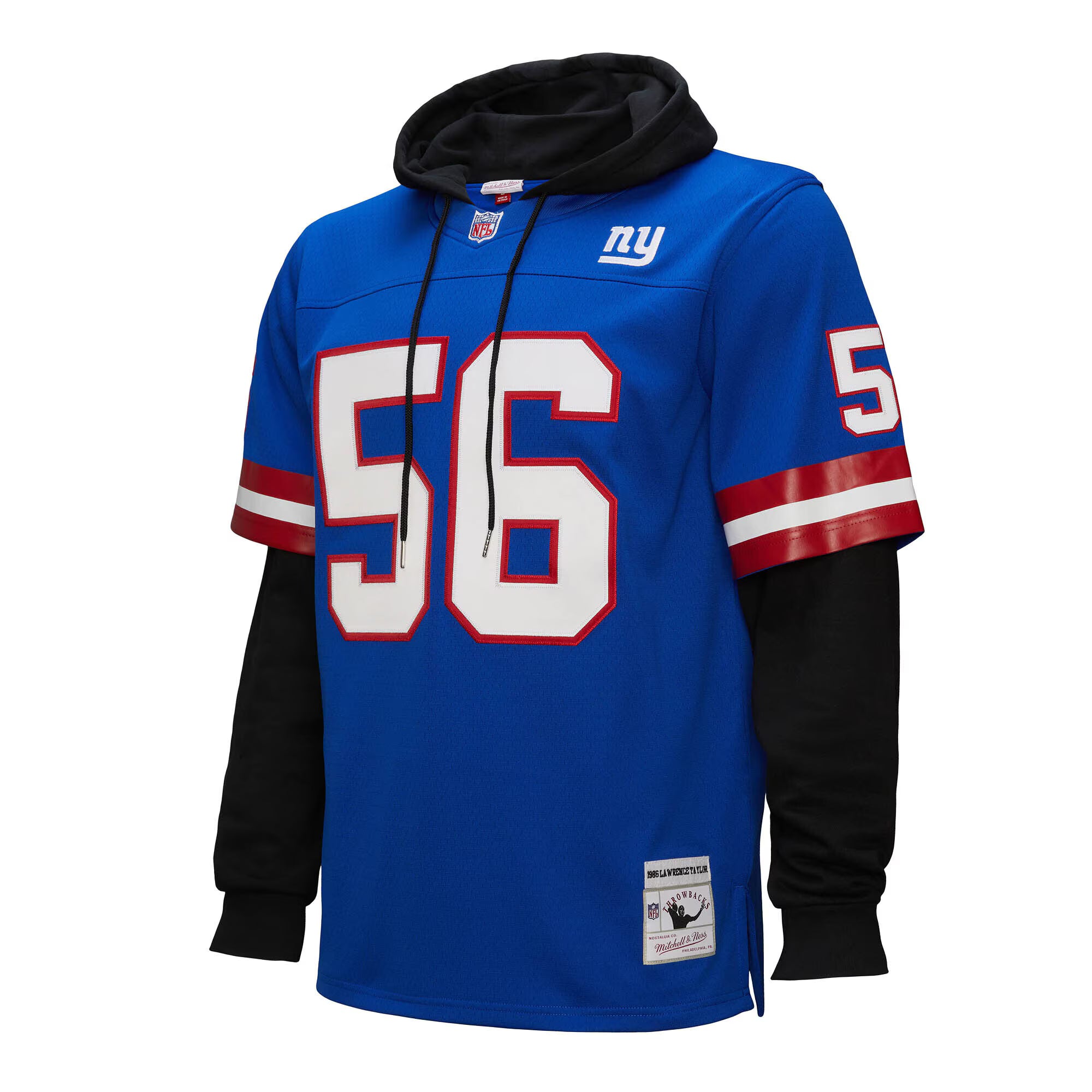 Lawrence Taylor New York Giants Mitchell &amp; Ness Player Name &amp; Number Hoodie Legacy Jersey - Royal