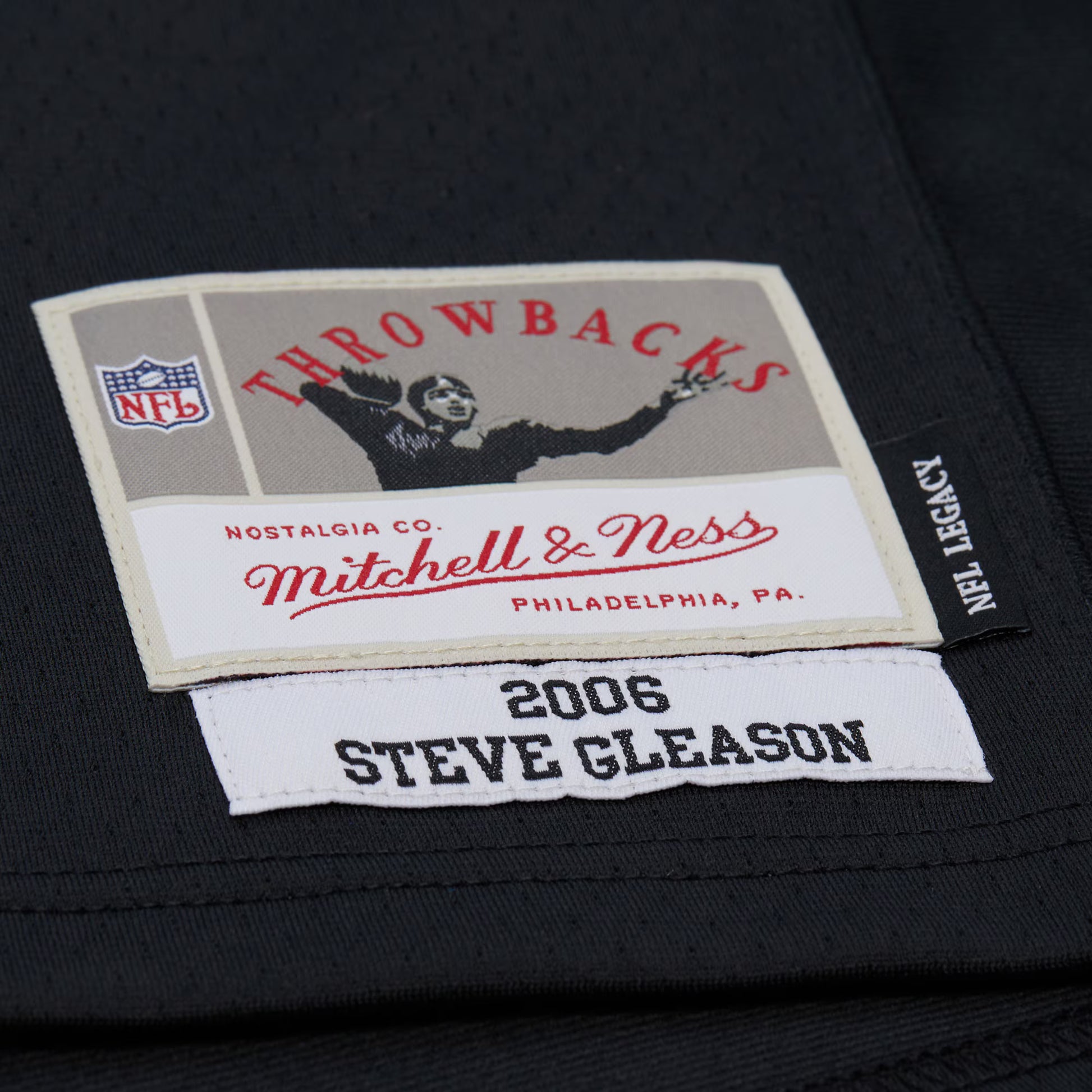 Steve Gleason New Orleans Saints Mitchell &amp; Ness Legacy Replica Jersey - Black