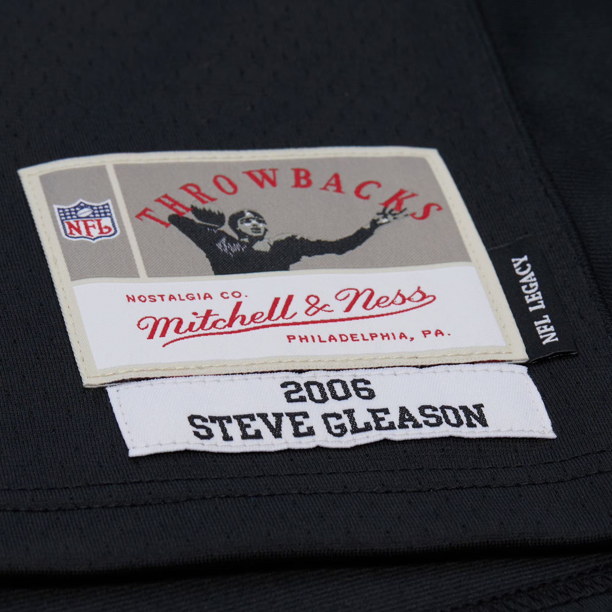 Steve Gleason New Orleans Saints Mitchell &amp; Ness Legacy Replica Jersey - Black