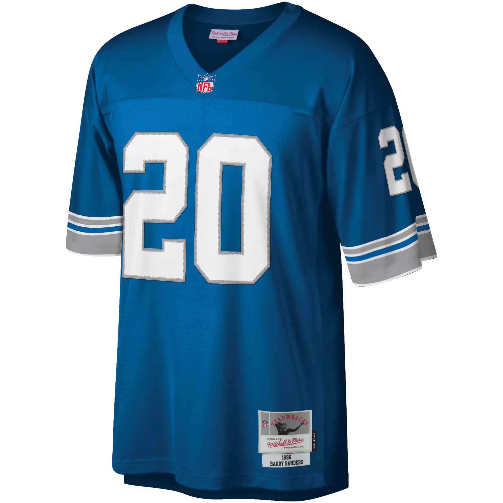 Barry Sanders Detroit Lions Mitchell &amp; Ness Legacy Replica Jersey - Blue