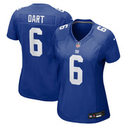 Jaxson Dart New York Giants Nike Women's Team  Game Jersey -  Royal