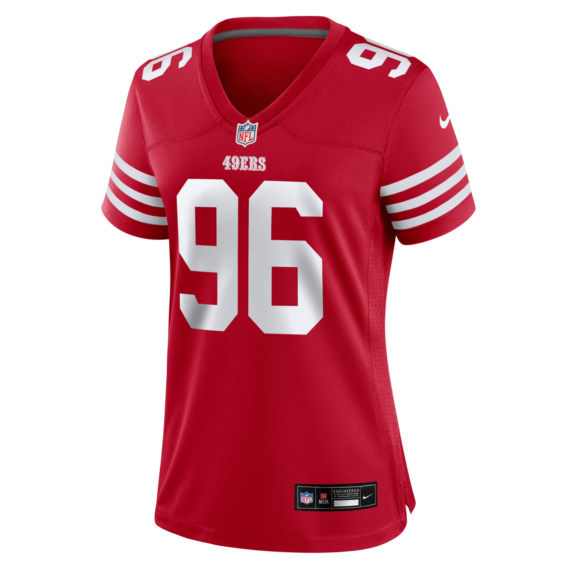 Jordan Jefferson San Francisco 49ers Nike Women's Team Game Jersey -  Scarlet