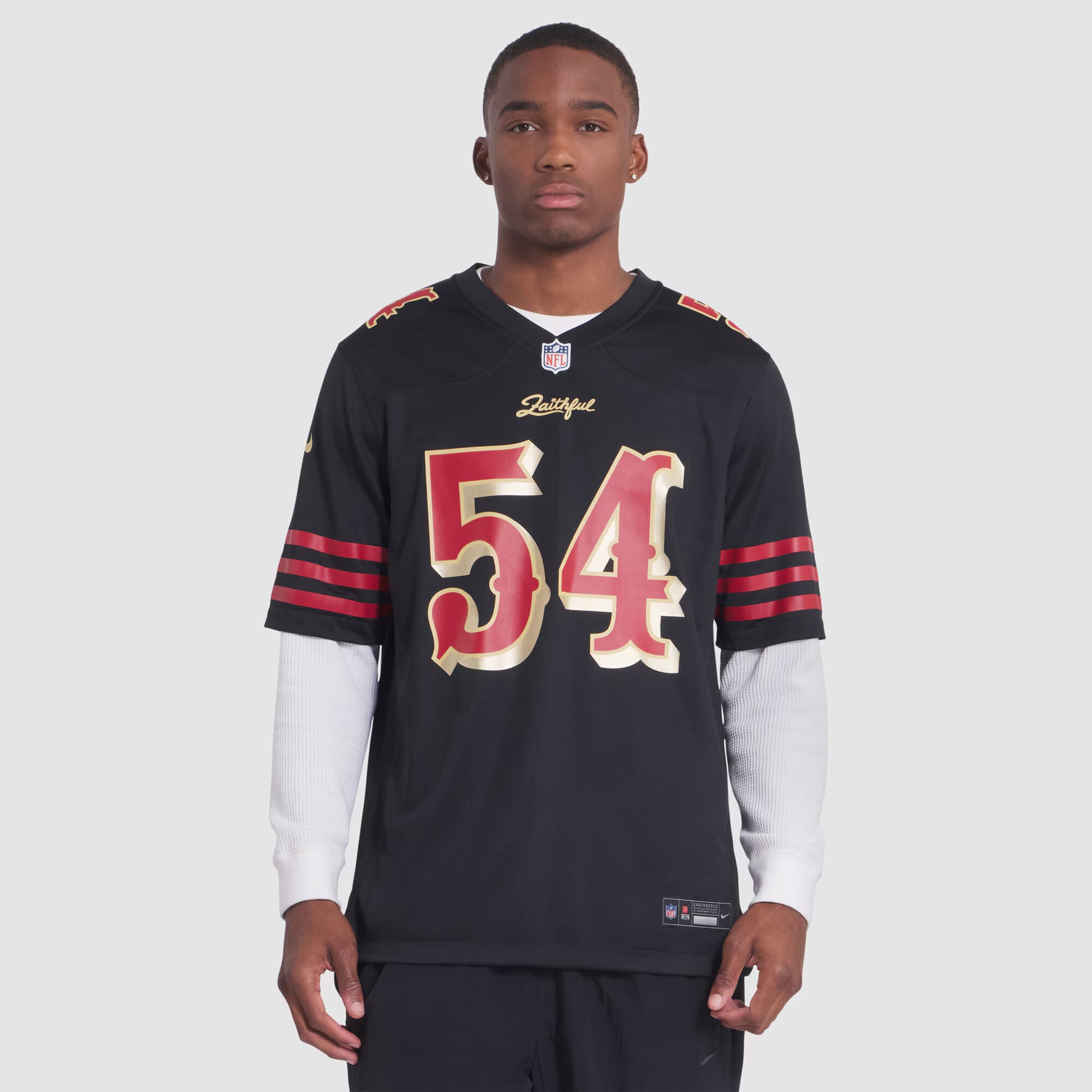 Fred Warner San Francisco 49ers Nike 2025 Rivalries Collection Game Jersey - Black
