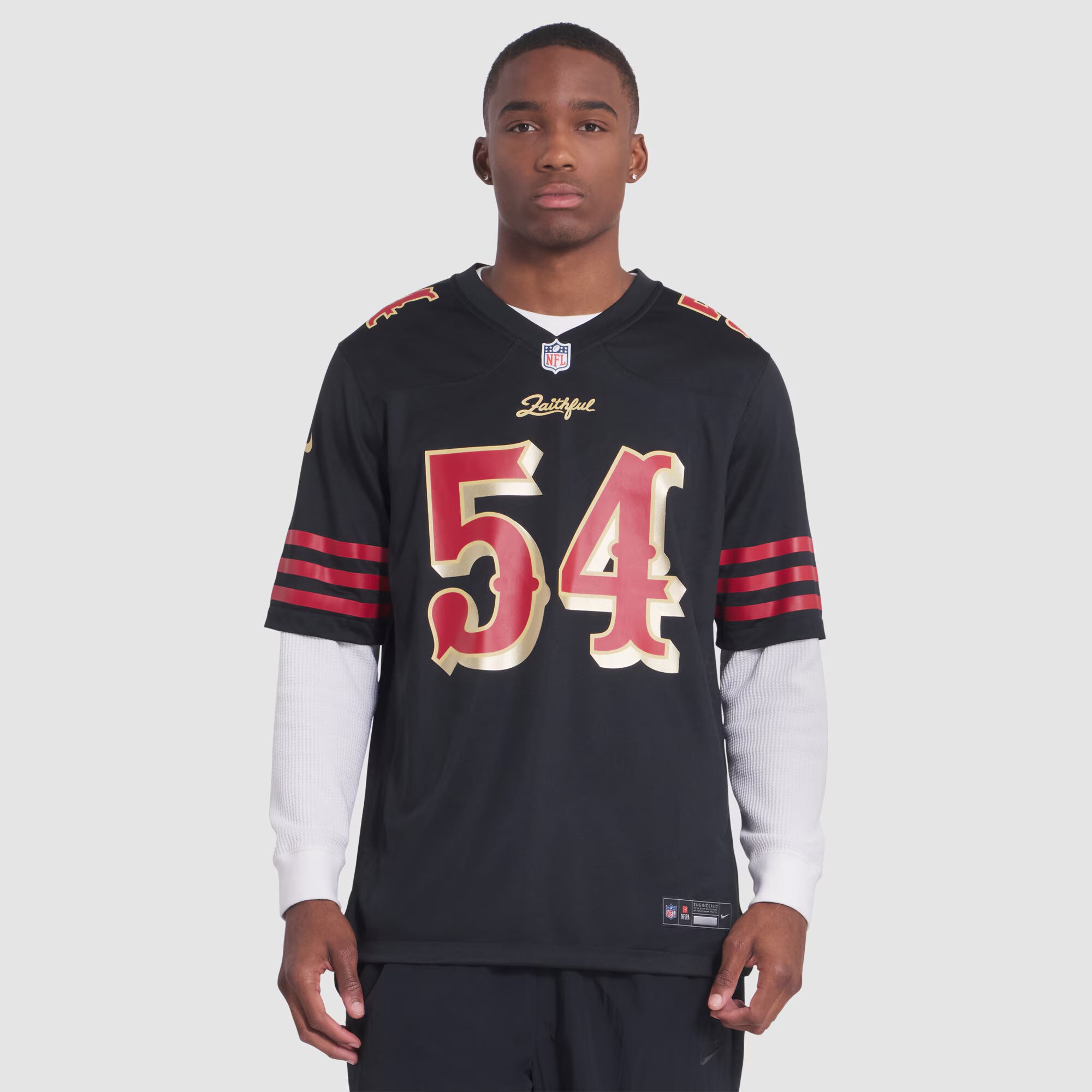 Fred Warner San Francisco 49ers Nike 2025 Rivalries Collection Game Jersey - Black