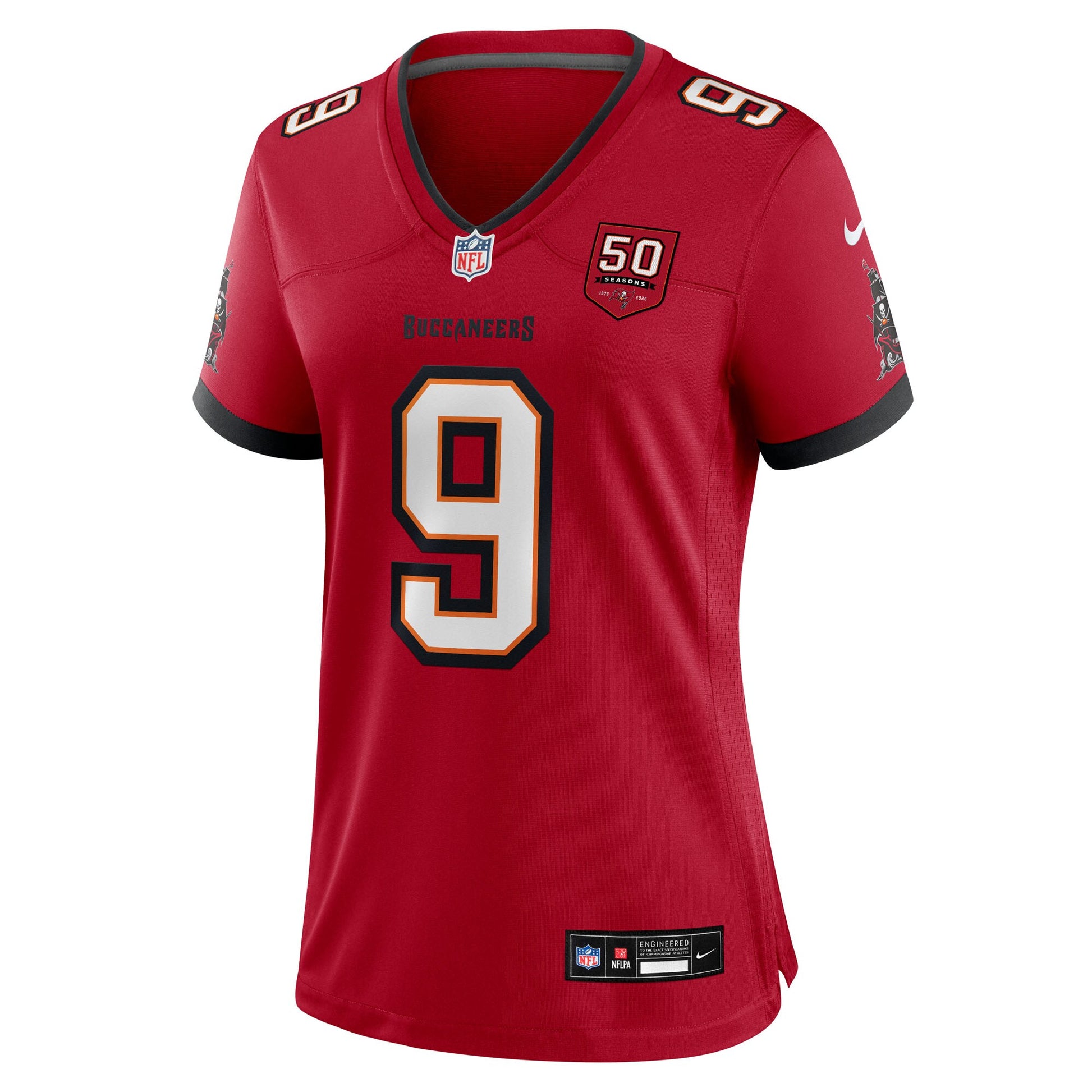 Emeka Egbuka Tampa Bay Buccaneers Nike Women's 50th Season Team Game Jersey - Red