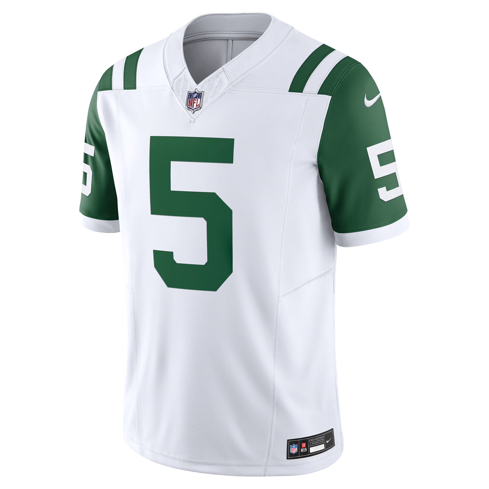 Garrett Wilson New York Jets Nike Classic Alternate Vapor F.U.S.E. Limited Jersey - White