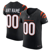 Cincinnati Bengals Nike Team Vapor F.U.S.E. Elite Custom Jersey -  Black