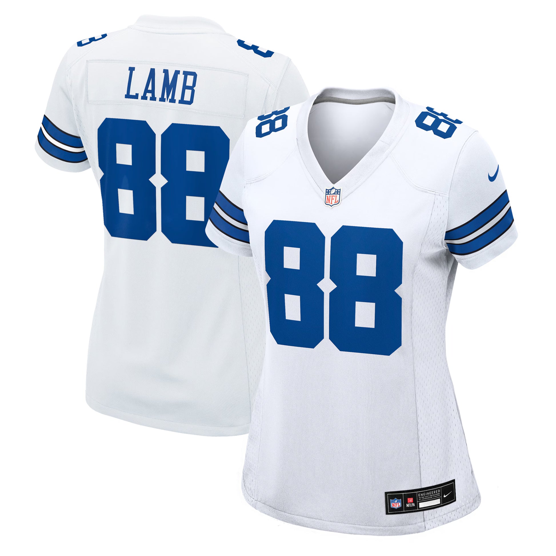 CeeDee Lamb Dallas Cowboys Nike Women's Game Jersey - White