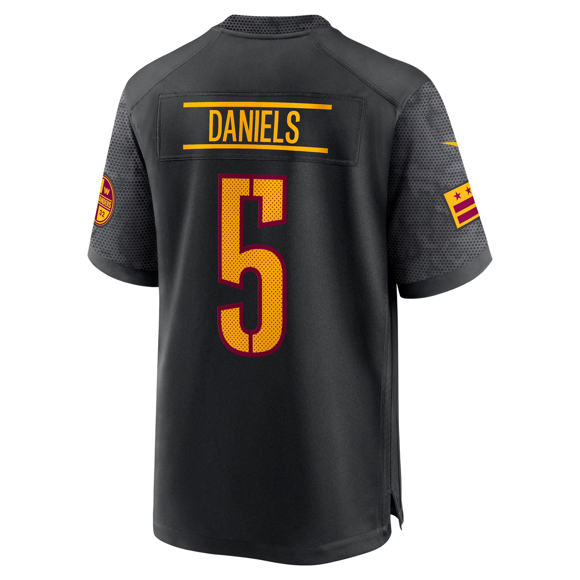 Jayden Daniels Washington Commanders Nike Alternate Game Player Jersey - Black