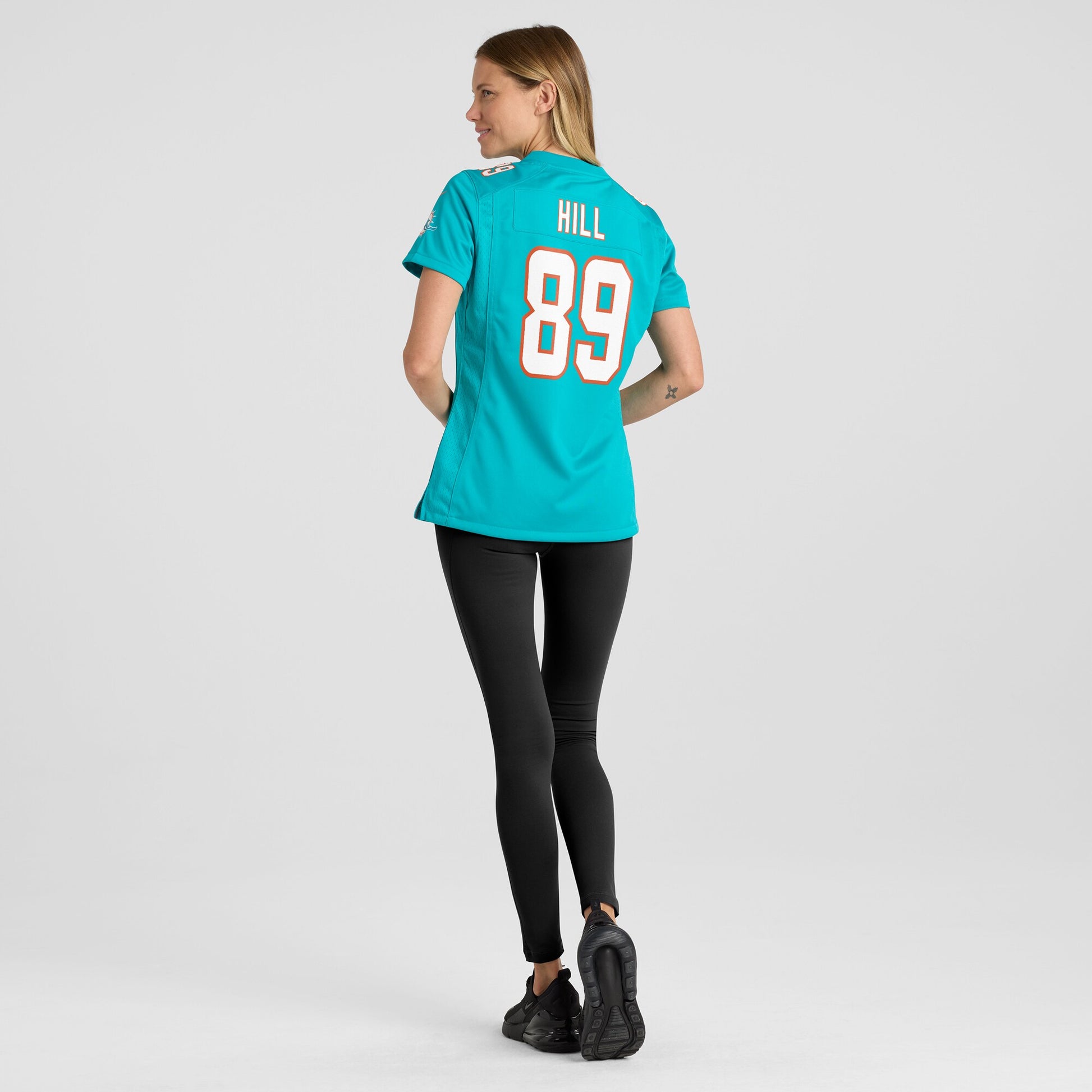 Julian Hill Miami Dolphins Nike Women's  Game Jersey -  Aqua