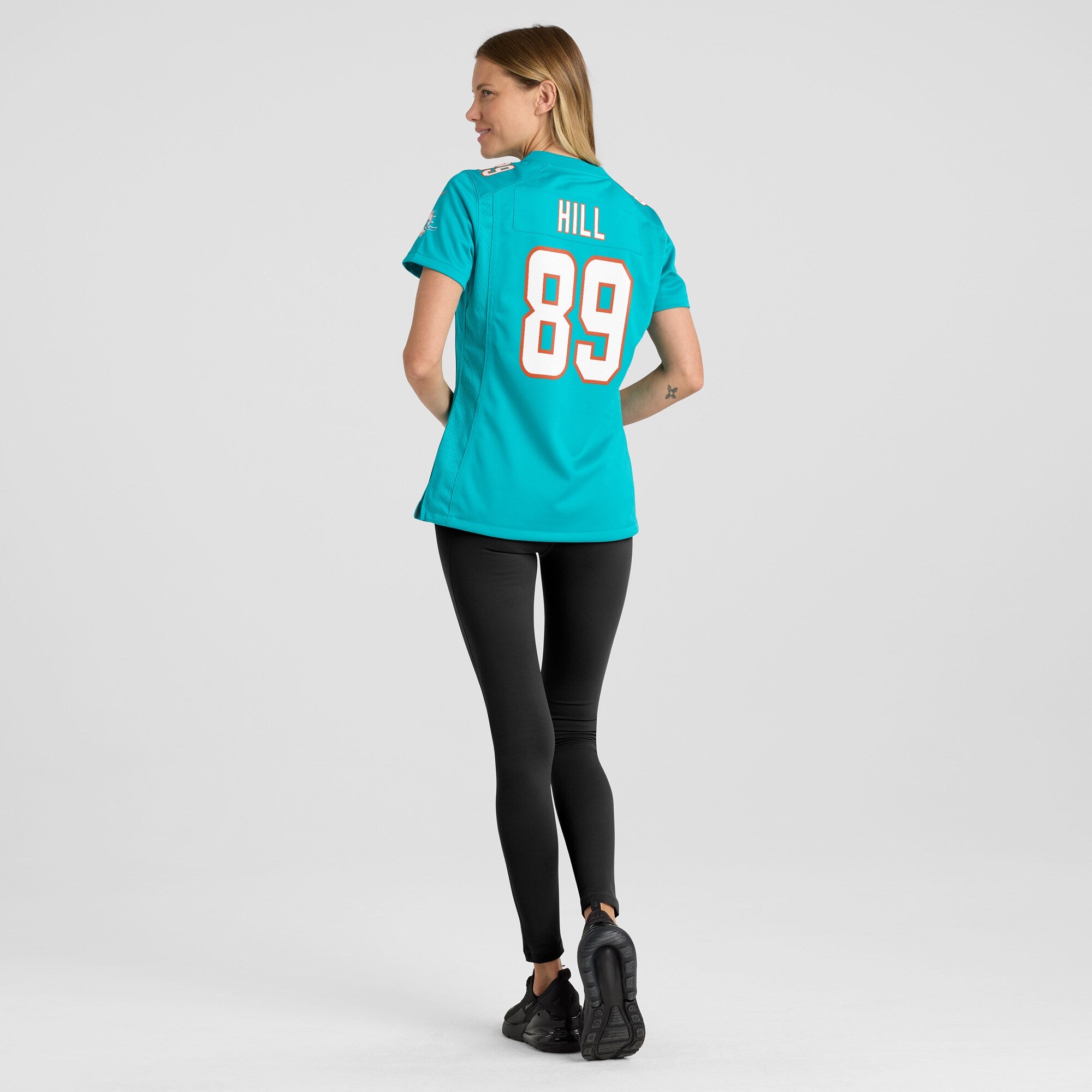 Julian Hill Miami Dolphins Nike Women's  Game Jersey -  Aqua