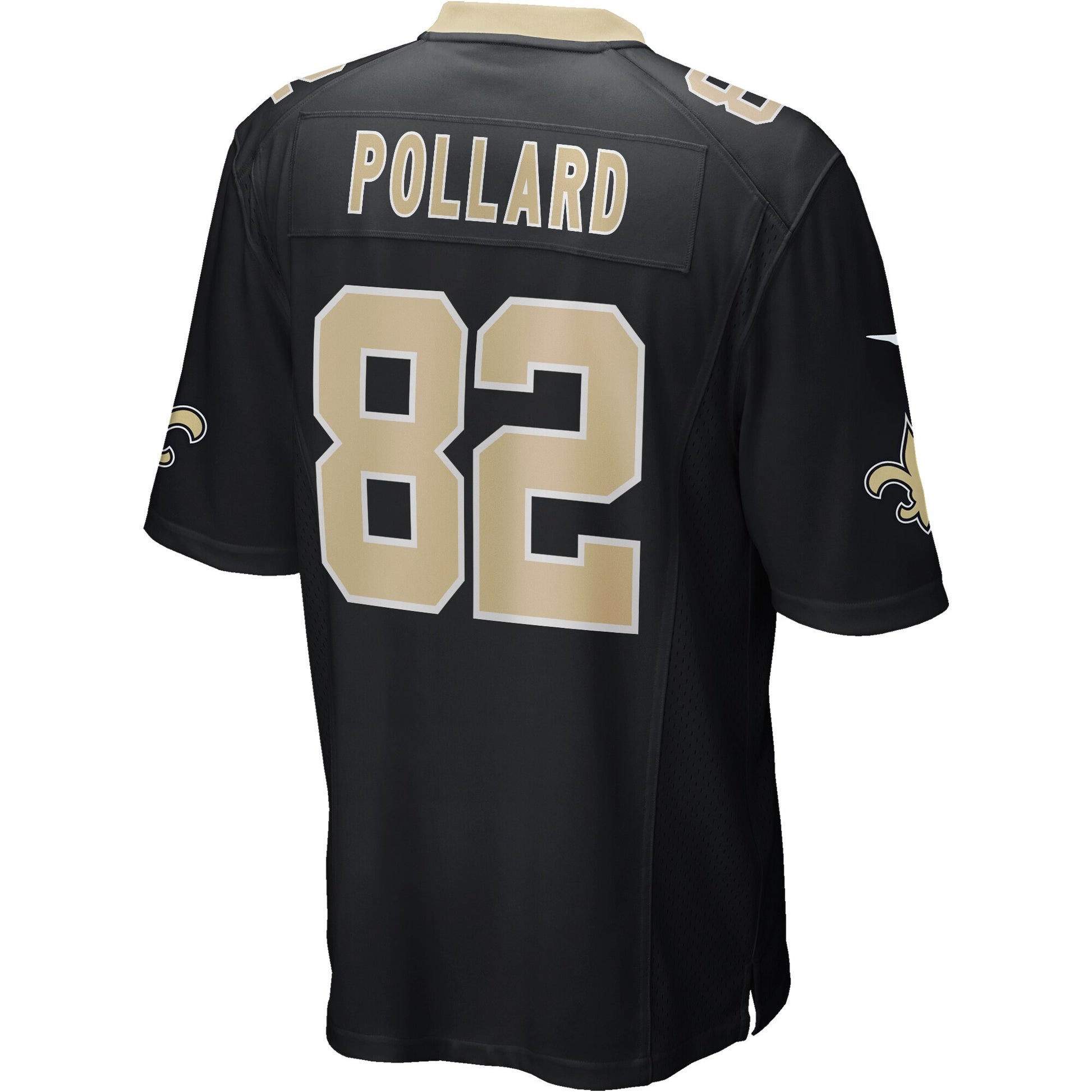 Bob Pollard New Orleans Saints Nike Game Retired Player Jersey - Black