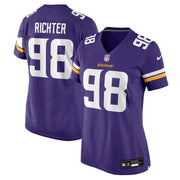 Bo Richter Minnesota Vikings Nike Women's Team Game Jersey -  Purple