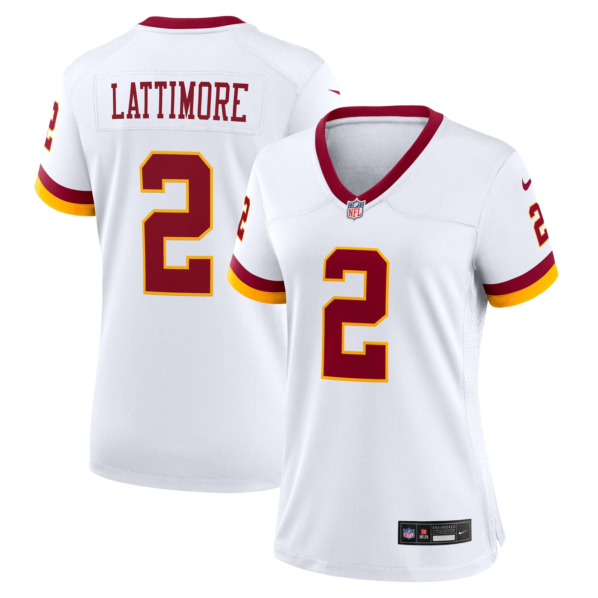 Marshon Lattimore Washington Commanders Nike Women's Game Super Bowl Era Jersey - White