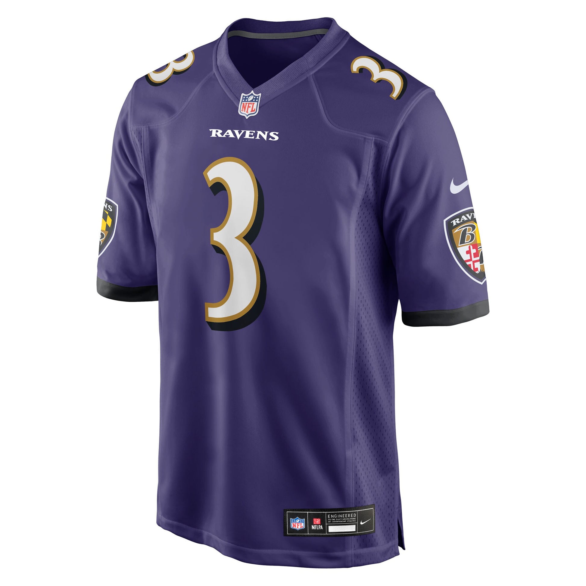 Chidobe Awuzie Baltimore Ravens Nike Team Game Jersey -  Purple