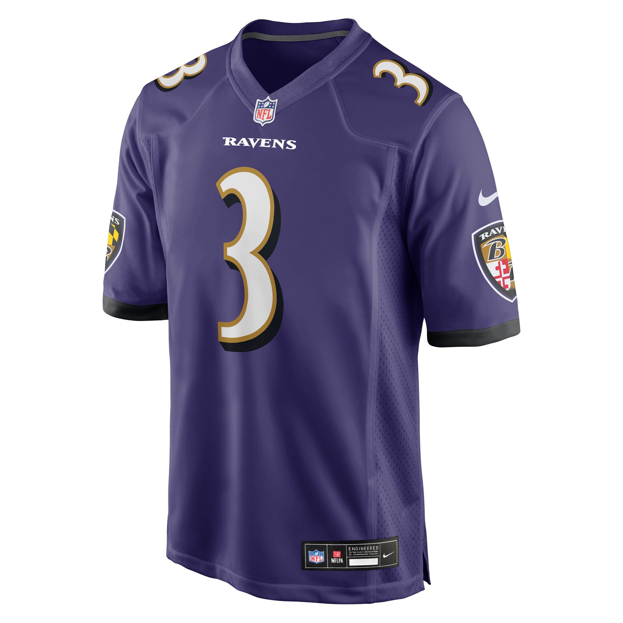 Chidobe Awuzie Baltimore Ravens Nike Team Game Jersey -  Purple