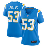 Del'Shawn Phillips Los Angeles Chargers Nike Women's Team Game Jersey -  Powder Blue