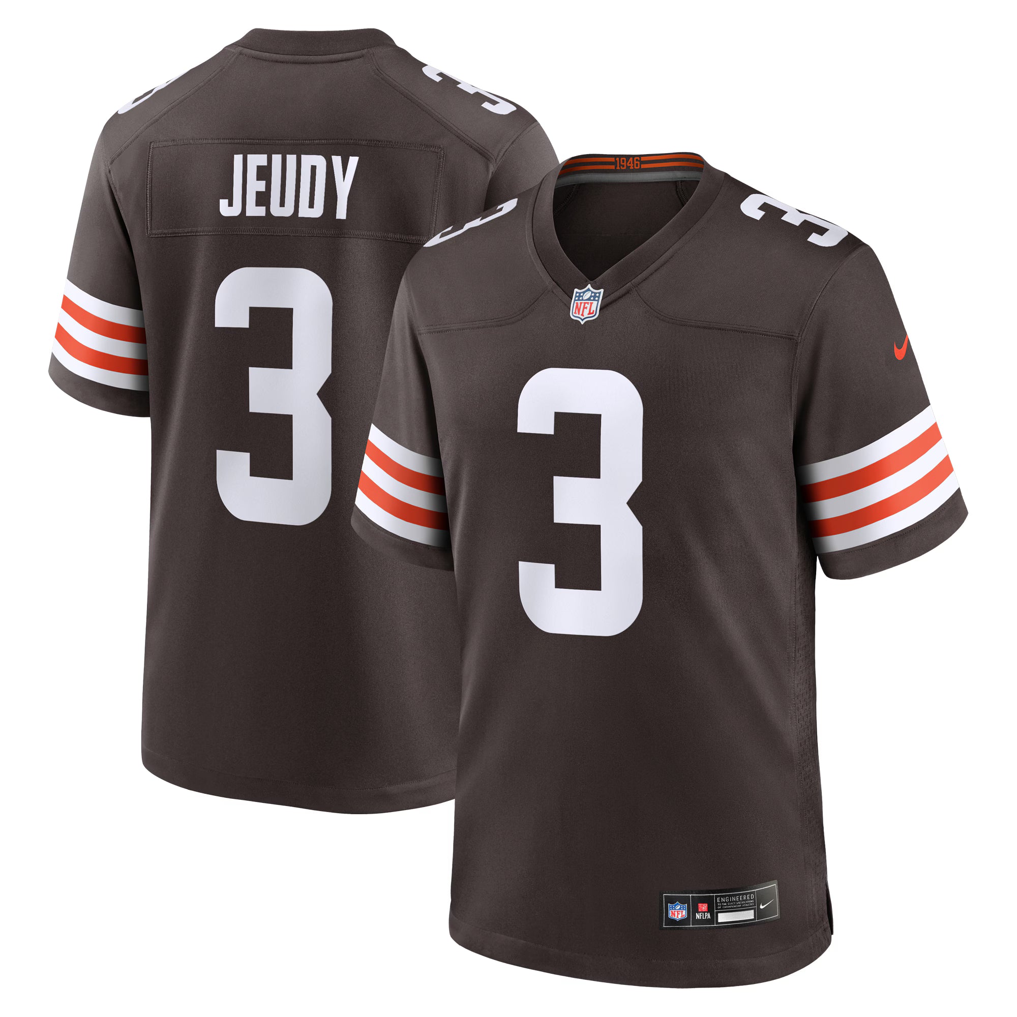 Jerry Jeudy Cleveland Browns Nike  Game Jersey -  Brown