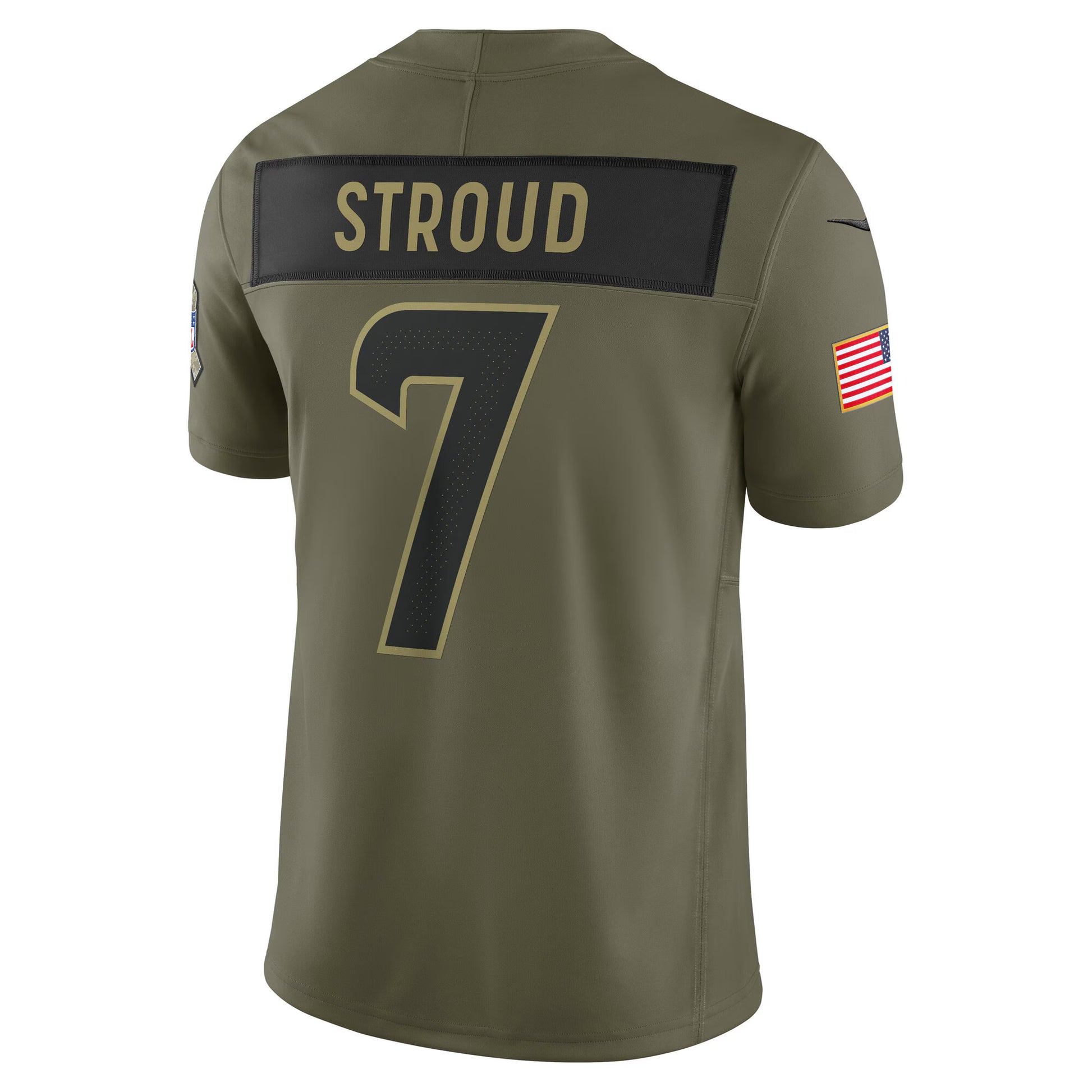 C.J. Stroud Houston Texans Nike 2025 Salute to Service Limited Jersey - Olive