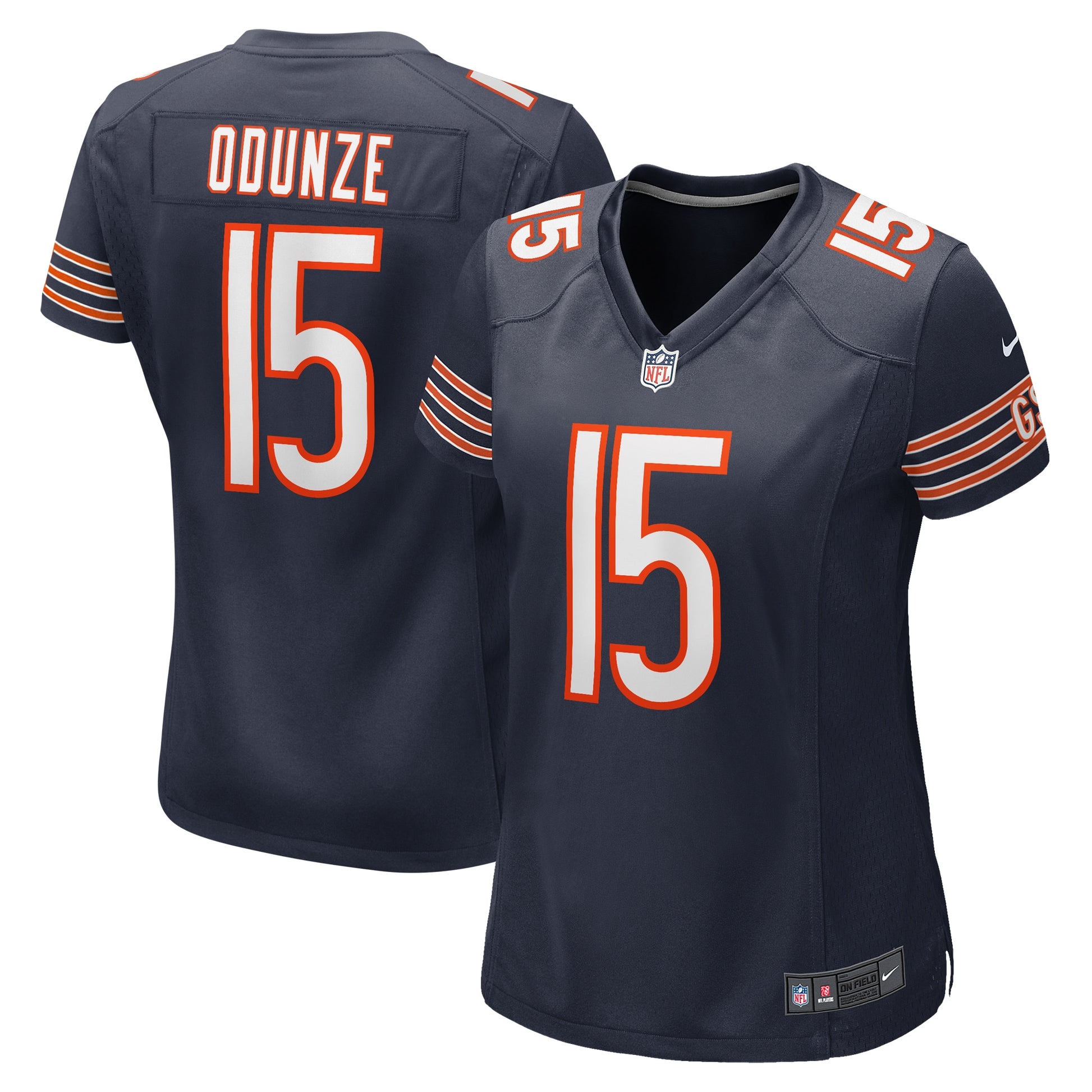 Rome Odunze Chicago Bears Nike Women's Game Jersey -  Navy