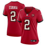 Emeka Egbuka  Tampa Bay Buccaneers Nike Women's Team 50th Season Game Jersey - Red
