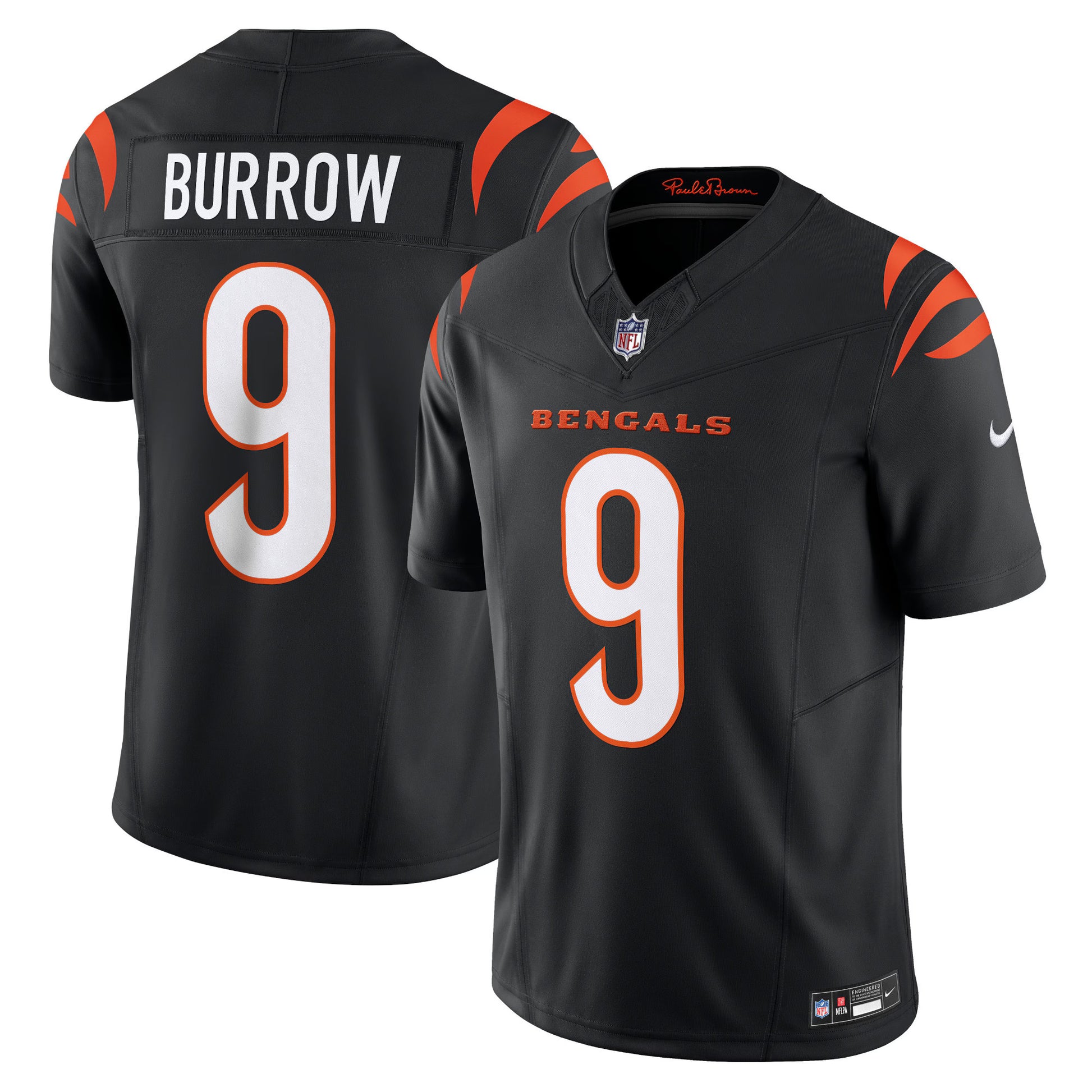 Joe Burrow Cincinnati Bengals Nike Vapor F.U.S.E. Limited Jersey - Black