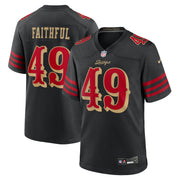 The Faithful San Francisco 49ers Nike 2025 Rivalries Collection Game Jersey - Black